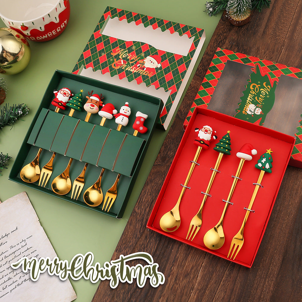 🎄Christmas Promotion 🔥 Christmas Cutlery Set🍴🥄